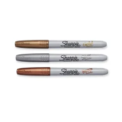 Sharpie Permanent Markers, Fine Tip, Assorted Metallic, 36/Pack (2003900) Assorted Metallic Colors Outlet