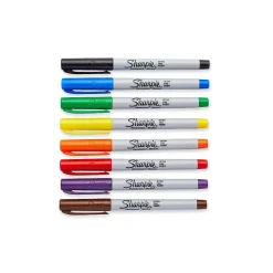 Sharpie Permanent Markers, Ultra Fine Tip, Assorted, 8/Pack (37600) Discount