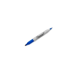 Sharpie Permanent Markers, Twin Tip, , 12/Pack (32003) Blue Best