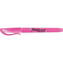 Sharpie Pocket Stick Highlighters, Chisel Tip, Flourescent Pink, Dozen (27009) Clearance