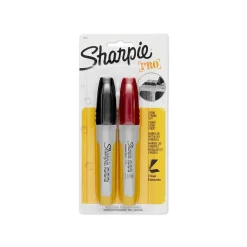 Sharpie ® Professional Permanent Markers, Chisel Tip, Assorted Colors, 2/Pack (34822PP) Sale