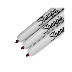 Sharpie Retractable Permanent Markers, Fine Tip, Assorted, 3/Pack (32726) New