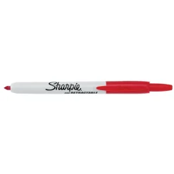 Sharpie Retractable Permanent Markers, Fine Tip, Assorted, 3/Pack (32726) New