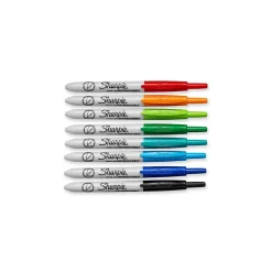 Sharpie Retractable Permanent Markers, Ultra Fine Tip, Assorted, 8/Pack (1742025) Hot