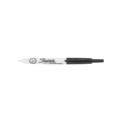 Sharpie Retractable Permanent Marker, Ultra Fine Tip, Black (1735790) Hot