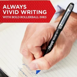 Sharpie Rollerball Pen, Arrow Point Pen for Bold Lines, Blue Ink, Dozen (2101306) Online
