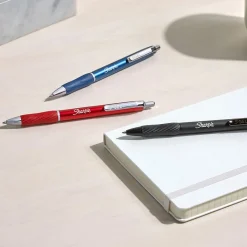 Sharpie S-Gel Metal RT Gel Pen, Medium Point, Black Ink, 2/Pack (2153653) Silver Sale