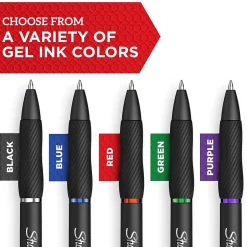 Sharpie S-Gel Retractable Gel Pens, Fine Point, 0.5mm, Ink, Dozen (2096145) Black Hot