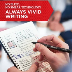 Sharpie S-Gel Retractable Gel Pens, Medium Point, 0.7mm, Ink, Dozen (2096159) Black Best