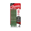 Sharpie S-Gel Retractable Gel Pen, Medium Point, 0.7mm, Black Ink, 4/Pack (2195731) Outlet