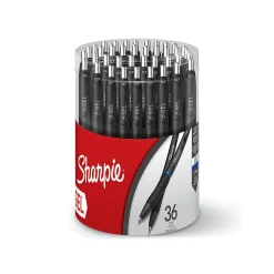 Sharpie S-Gel Retractable Gel Pen, Medium Point, 0.07mm, Blue Ink, 36/Pack (2208552) Clearance
