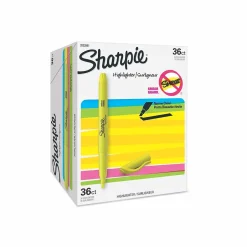 Sharpie Stick Highlighter, Chisel Tip, Yellow, 36/Pack (2003991) Hot