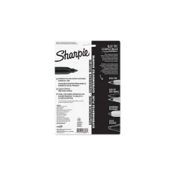 Sharpie Super Permanent Markers, Fine Tip, Black, 6/Pack (33666) Discount