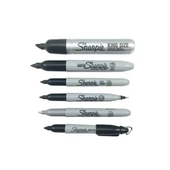 Sharpie Super Permanent Markers, Fine Tip, Black, 6/Pack (33666) Discount