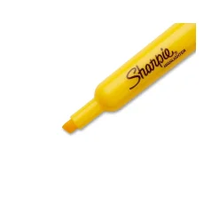 Sharpie Tank Highlighter, Chisel Tip, Yellow, Dozen (25005) Sale
