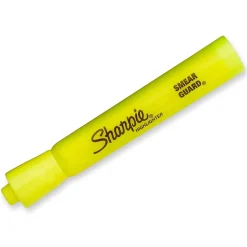 Sharpie Tank Highlighter, Chisel Tip, Fluorescent Yellow, 4/Pack (25164) Outlet