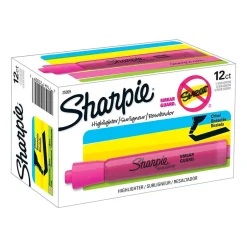 Sharpie Tank Highlighter, Chisel Tip, Pink, Dozen (25009) Best