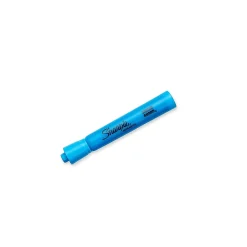 Sharpie Tank Highlighter, Chisel Tip, Fluorescent Blue, Dozen (25010) Best