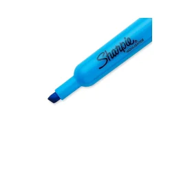 Sharpie Tank Highlighter, Chisel Tip, Fluorescent Blue, Dozen (25010) Best