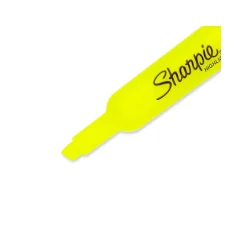 Sharpie Tank Highlighter, Chisel Tip, Fluorescent Yellow, Dozen (25025) Outlet