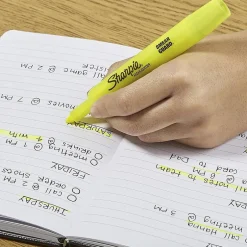 Sharpie Tank Highlighter, Chisel Tip, Fluorescent Yellow, Dozen (25025) Outlet