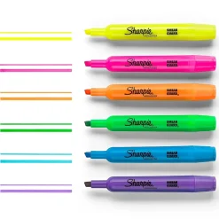 Sharpie Tank Highlighter, Chisel Tip, Assorted, Dozen (25145) Sale
