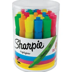 Sharpie Tank Highlighters, Chisel Tip, Assorted Fluorescent, 20/Pack (25018) Best