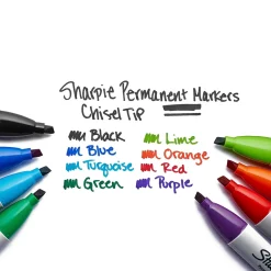 Sharpie Tank Permanent Marker, Chisel Tip, Assorted, 8/Pack (38250PP) Discount