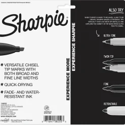 Sharpie Tank Permanent Marker, Chisel Tip, Assorted, 8/Pack (38250PP) Discount
