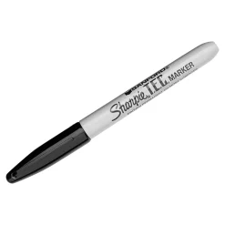 Sharpie T.E.C. Permanent Marker, Fine Tip, Black (13401) Discount