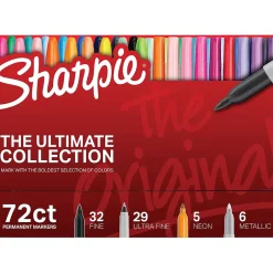 Sharpie The Ultimate Collection Permanent Markers, Assorted Tips, Assorted Colors, 72/Pack (1983254) Discount