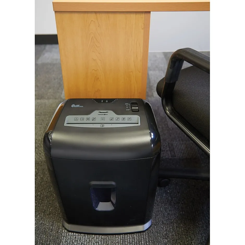 Quill Brand 10-Sheet Cross-Cut Shredder (QL-TXC102A)* Shredders & Accessories
