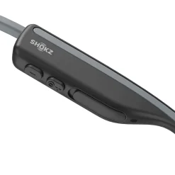 Shokz OpenMove Bone-Conduction Open-Ear Lifestyle Headphones with Microphones, Gray (S661-ST-GY-US)