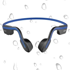 Shokz OpenMove Bone-Conduction Open-Ear Lifestyle Headphones with Microphones, Blue (S661-ST-BL-US)