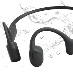Shokz OpenRun Mini Bone-Conduction Headphones with Microphones, Black (VXLS803MNBKUS)