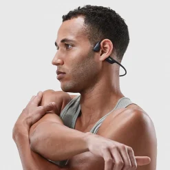 Shokz OpenRun Pro Premium Bone-Conduction Headphones with Microphones, Black (VXLS810STBKUS)