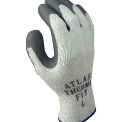 Work Gloves<Showa Thermo 451 Polyurethane Coated Cold Resistant Cotton/Poly Gloves, XL, Gray, 24 Pairs/Pack (451-10)