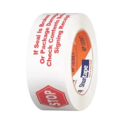 Shurtape HP 240 Packing Tape, 1.88" x 109.36 yds., White/Red, 36/Carton (124152)* Packing Tape