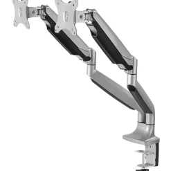 SIIG Adjustable Monitor Mount, Up to 32", Silver (CE-MT2E12-S1)* Monitor Mounts & Stands