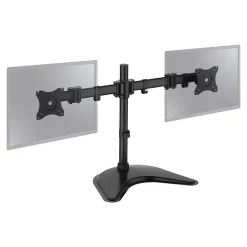 SIIG Articulated Freestanding Dual Monitor Desk Stand - 13"-27" Mounting kit, Up to 27", Black (CE-MT1U12-S1)* Monitor Mounts & Stands
