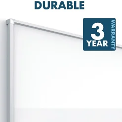 Silhouette™ Total Erase® Dry-Erase Whiteboard, Silver Aluminum Frame, 39