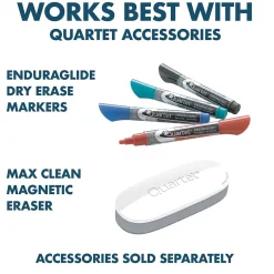 Silhouette™ Total Erase® Dry-Erase Whiteboard, Silver Aluminum Frame, 39