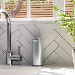 simplehuman Automatic Hand Soap / Sanitizer Dispenser, 266mL., Brushed Steel (ST1082)