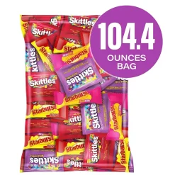Gummy & Chewy Candy<Mars Skittles & Starburst Fun-Size Variety Pack, 104.4 oz. (220-00768)