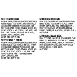 Gummy & Chewy Candy<Mars Skittles & Starburst Fun-Size Variety Pack, 104.4 oz. (220-00768)