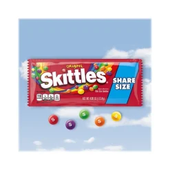 Gummy & Chewy Candy<Skittles Original Fruit Flavored Candy, 4 oz (MMM04460)