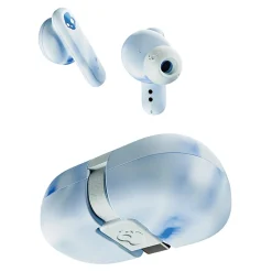 Skullcandy EcoBuds True Wireless Earbuds with Microphone & Charging Dock, Bluetooth, Glacier (S2EOW-Q764)