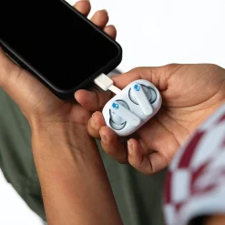 Skullcandy EcoBuds True Wireless Earbuds with Microphone & Charging Dock, Bluetooth, Glacier (S2EOW-Q764)