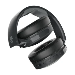 Skullcandy Hesh Wireless Active Noise-Canceling Over-Ear Headphones with Microphone, Bluetooth, True Black (S6HHW-N740)