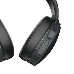 Skullcandy Hesh Wireless Active Noise-Canceling Over-Ear Headphones with Microphone, Bluetooth, True Black (S6HHW-N740)
